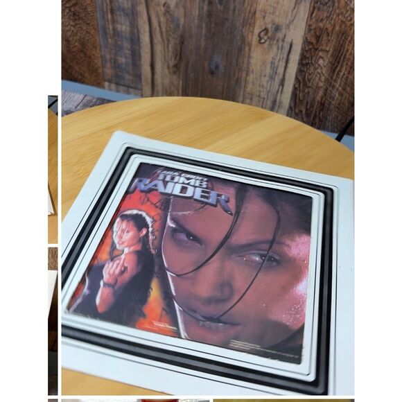 Vintage Carnival Souvenir Prize | Tomb Raider Lara Croft Movie Promo Framed Disp - Picture 3 of 3